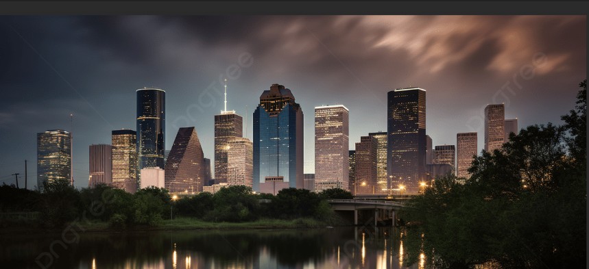 Houston Skyline at Night